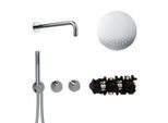Herzbach MODUL7 Thermostat-Set T-RB250 70.702711.1.01 Wandarm Regenbrause 250mm Chrom