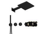 Herzbach MODUL7 Thermostat-Set T-TF2 70.703721.1.12 TWIN FLOW Schwarz matt