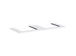 hansgrohe Xilesa E Konsole 54274700 1375x550mm, 2 Ausschnitte, mattweiß