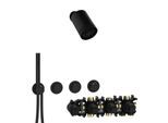 Herzbach MODUL7 PUSH-Thermostat-Set P-SP3 70.702723.1.12 SPOT Multi Schwarz matt