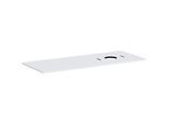 hansgrohe Xilesa E Konsole 54279700 1375x550mm, ohne Hahnloch, Ausschnitt rechts, mattweiß