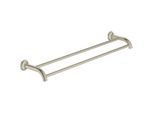 Grohe Essentials Authentic Badetuchhalter 40654EN1 doppelt, brushed Nickel, Länge 626mm