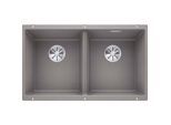 Blanco Subline 350/350-u Spüle 523576 75,5x46cm, PuraDur alumetallic, für Unterbau