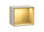 Villeroy und Boch Finion Regalmodul FD10HFHH 41,8x35,6x27cm, Regal Gold Matt, Sand Matt Lacquer