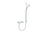 Kludi Logo Shower-Duo 6857805-00 AP, Thermostat Brausearmatur, mit Wandstange 900mm, chrom