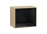 Villeroy und Boch Finion Regalmodul FD10PHPC 41,8x35,6x27cm, Regal Glossy Black, Oak Veneer
