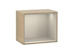 Villeroy und Boch Finion Regalmodul FD10HHPC 41,8x35,6x27cm, Regal Sand Matt, Oak Veneer