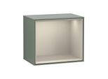 Villeroy und Boch Finion Regalmodul FD10HHGM 41,8x35,6x27cm, Regal Sand Matt, Olive Matt Lacquer