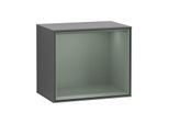 Villeroy und Boch Finion Regalmodul FD10GMGK 41,8x35,6x27cm, Regal Olive Matt, Anthracite matt