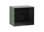 Villeroy und Boch Finion Regalmodul FD10PHGM 41,8x35,6x27cm, Regal Glossy Black, Olive Matt Lacquer