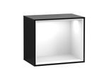 Villeroy und Boch Finion Regalmodul FD10GFPH 41,8x35,6x27cm, Regal Glossy White, Glossy Black Lacquer