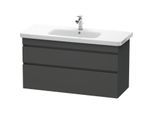 Duravit DuraStyle Waschtischunterbau DS649504949 Graphit Matt, 113x44,8x61cm, für Waschtisch 232012