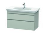 Duravit DuraStyle Waschtisch-Unterschrank DS648200707 93 x 44,8 cm, betongrau matt, 2 Schubkästen, wandhängend