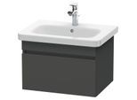 Duravit DuraStyle Waschtischunterbau DS638004949 Graphit Matt, 58x44,8x39,8cm, 1 Auszug