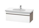 Duravit DuraStyle Waschtisch-Unterschrank DS638501843 100 x 45,3 cm, weiß matt/basalt matt, 1 Auszug, wandhängend