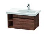 Duravit DuraStyle Waschtisch-Unterschrank DS639302121 73 x 44,8 cm, Becken rechts, nussbaum dunkel, 1 Auszug