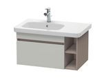 Duravit DuraStyle Waschtisch-Unterschrank DS639400743 73 x 44,8 cm, Becken links, betongrau/basalt matt, 1 Auszug