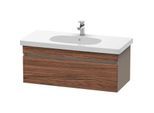 Duravit DuraStyle Waschtisch-Unterschrank DS638502143 100 x 45,3 cm, nussbaum dunkel/basalt matt, 1 Auszug, wandhängend