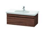 Duravit DuraStyle Waschtisch-Unterschrank DS638502121 100 x 45,3 cm, nussbaum dunkel, 1 Auszug, wandhängend