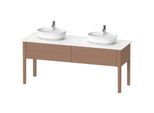 Duravit Luv Waschtisch-Unterschrank LU9562B5454 173,3x57x74,3cm, 2 Auszüge, stehend, Mandel Seidenmatt