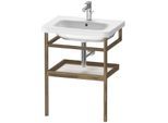 Duravit DuraStyle Handtuchhalter DS988102277 59 x 44 cm, weiß hochglanz/amerikanisch Nussbaum, mit Ablage