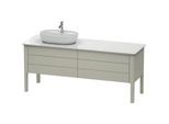 Duravit Luv Waschtischunterschrank LU9568L6060 178,3x57cm, links, Taupe Seidenmatt, 2 Schubkästen, 2 Auszüge, stehend