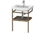 Duravit DuraStyle Handtuchhalter DS988104977 59 x 44 cm, graphit matt/amerikanisch Nussbaum, mit Ablage