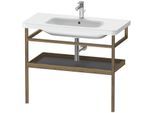 Duravit DuraStyle Handtuchhalter DS988304977 94 x 44 cm, graphit matt/amerikanisch Nussbaum, mit Ablage