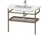 Duravit DuraStyle Handtuchhalter DS988300777 94 x 44 cm, betongrau matt/amerikanisch Nussbaum, mit Ablage