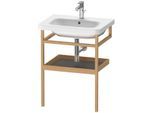 Duravit DuraStyle Handtuchhalter DS988104976 59 x 44 cm, graphit matt/Eiche massiv, mit Ablage
