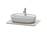 Duravit Luv Waschtisch-Konsole LU946502525 68,8x47,5cm, Sand Struktur, aus Quarzstein, mit 1 Ausschnitt