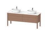 Duravit Luv Waschtisch-Unterschrank LU9567B5454 173,3x57x74,3cm, 2 Schubkästen, 2 Auszüge, stehend, Mandel Seidenmatt
