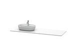 Duravit Luv Waschtisch-Konsole LU9468L1717 178,3x59,5cm, links, Weiß Struktur, aus Quarzstein, 1 Ausschnitt