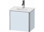 Duravit XSquare Waschtisch-Unterschrank XS4220L9797 43x39,7x30,8cm, Anschlag links, Lichtblau seidenmatt, 1 Tür
