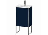 Duravit XSquare Waschtisch-Unterschrank XS4520L9898 43x84x30,8cm, Anschlag links, Nachtblau seidenmatt, 1 Tür