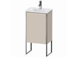 Duravit XSquare Waschtisch-Unterschrank XS4520L9191 43x84x30,8cm, Anschlag links, Taupe, 1 Tür