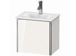 Duravit XSquare Waschtisch-Unterschrank XS4220R2222 43x39,7x30,8cm, Anschlag rechts, weiß hochglanz, 1 Tür