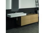 Ideal Standard Conca Waschtischunterschrank T4325Y6 ohne Ausschnitt, 4 Auszüge, 160x50,5x55 cm, Eiche hell Furnier