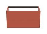 Ideal Standard Conca Waschtisch-Unterschrank T4357Y3 ohne Waschtisch-Platte, 2 Auszüge, 100x50,5x54 cm, Sunset matt lackiert