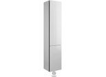 Burgbad Junit Hochschrank HSIG035LF3148 35 x 176 x 32 cm, 1 Tür links, Weiß Hochglanz