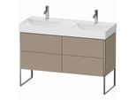 Duravit XSquare Waschtisch-Unterschrank XS445607575 118,4x73,1x46cm, 4 Auszüge, Leinen