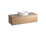 LAUFEN Sonar Schubladenelement/Sideboard H4054210340411 117,5x34x45,5cm, Ausschnitt Mitte, Kupfer