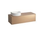 LAUFEN Sonar Schubladenelement/Sideboard H4054220340411 117,5x34x45,5cm, Ausschnitt links, Kupfer
