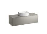 LAUFEN Sonar Schubladenelement/Sideboard H4054210340421 117,5x34x45,5cm, Ausschnitt Mitte, Titan