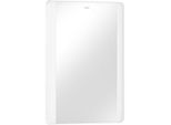 hansgrohe Xarita Lite Q Spiegel 54961700 mit seitlicher LED-Beleuchtung, mattweiß, B 500 x H 700 x T 30 mm, 14 W