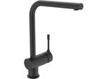 Ideal Standard CeraLook Küchenarmatur BC174XG Silk Black, hoher Auslauf, Ausladung 225mm