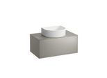 LAUFEN Sonar Schubladenelement/Sideboard H4054110340421 77,5x34x45,5cm, Ausschnitt Mitte, Titan