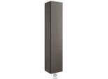 Burgbad Junit Hochschrank HSIE035RF3149 35 x 176 x 32 cm, 2 Türen rechts, Grau Hochglanz