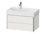 Duravit XSquare Waschtisch-Unterschrank XS416803939 78,4x39,7x46cm, 2 Schubkästen, Nordic weiß seidenmatt