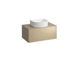 LAUFEN Sonar Schubladenelement/Sideboard H4054110340401 77,5x34x45,5cm, Ausschnitt Mitte, Gold